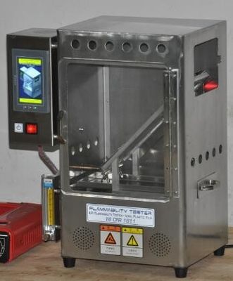16 CFR 1611 Vinyl plastic film ontvlambaarheidstestapparatuur SPI ontvlambaarheidstester