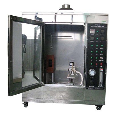 ISO340:2004 Verticale verbrandingsproefmachine voor transportbanden voor textielkern
