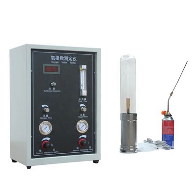 ASTM D 2863, ISO 4589-2 0,2·0,3Mpa zuurstofindex ontvlambaarheidstoetsapparatuur