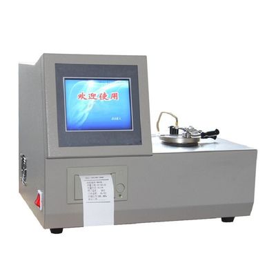 ASTM D3828 Olieanalyse-testapparatuur Low Temp 8in Screen Closed Cup Flash Point Tester