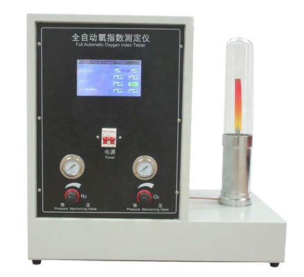 ASTM D 2863 Touchscreen type Automatische beperkende zuurstofindex tester voor rubber-plastiek verbrandingstestmachine