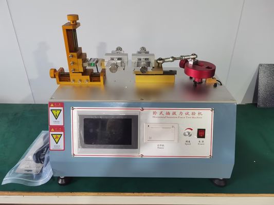 Inbreng- en onttrekkingskrachttestmachine Plug-levenstestapparatuur Horizontale Plug- en trekkrachttest